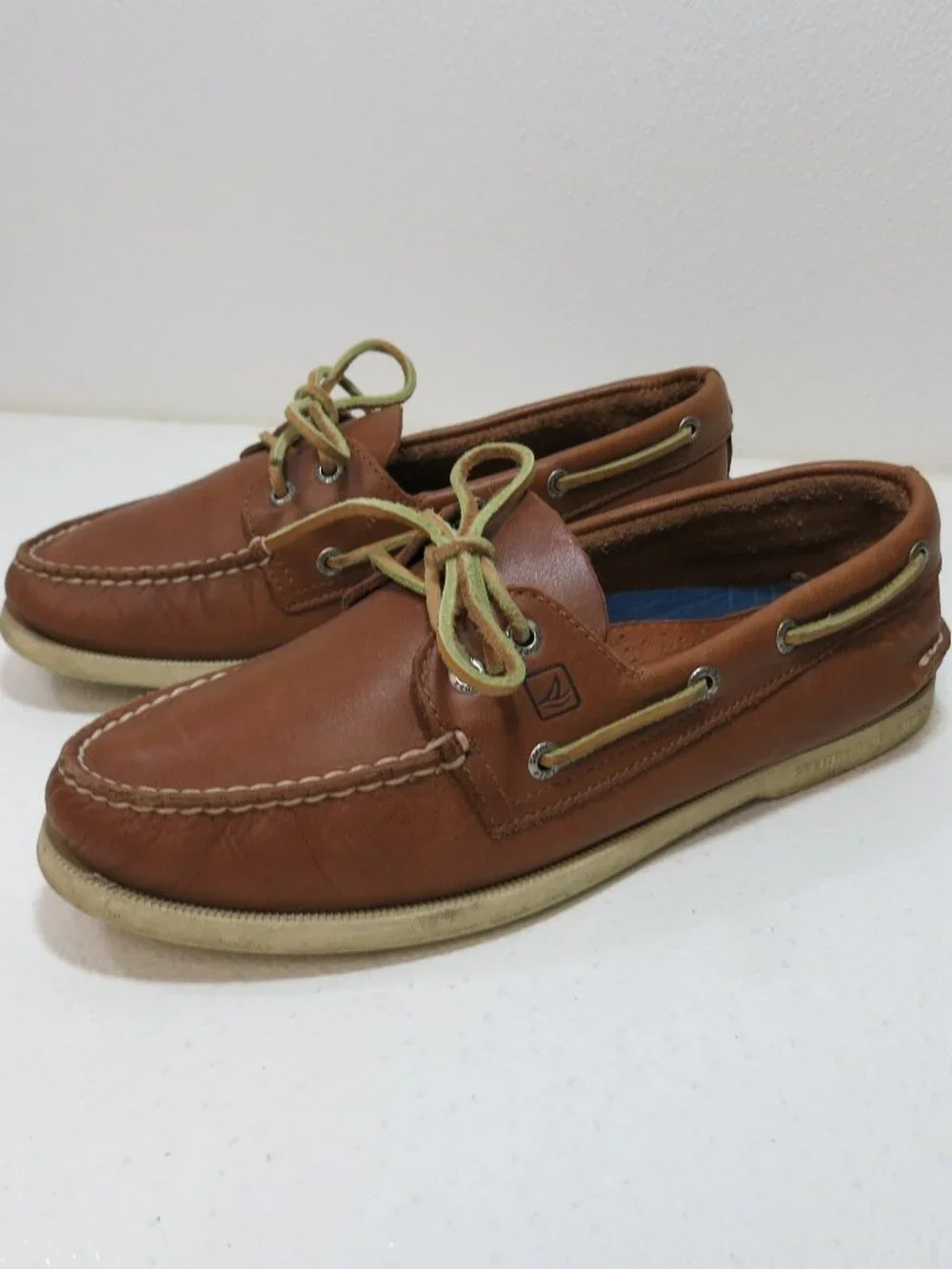 Sperry Top-Sider Nubuck Leather Boat Deck Shoes Men's Footwear Shoes Sz 9 M